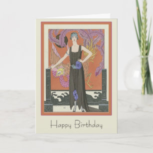 La Belle Dame Sans Merci 1921 by Georges Barbier Card