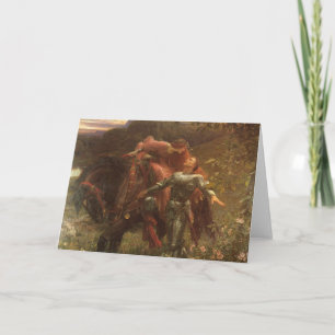 La Belle Dame sans Merci by Sir Frank Dicksee Card