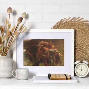 La Belle Dame sans Merci by Sir Frank Dicksee Poster