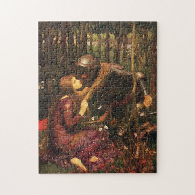 La Belle Dame sans Merci - John William Waterhouse Jigsaw Puzzle (Vertical)