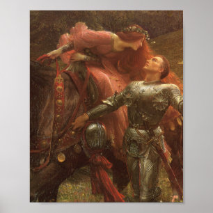 La Belle Dame Sans Merci Sir Frank Dicksee Poster