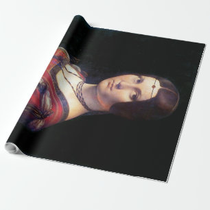 La Belle Ferronniere, Leonardo da Vinci Wrapping Paper