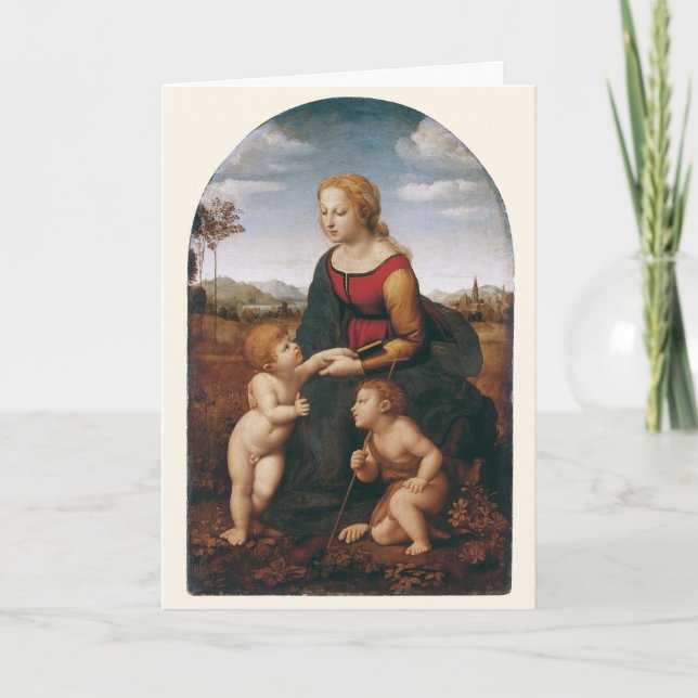 La Belle Jardinière by Rapahel Card (Front)