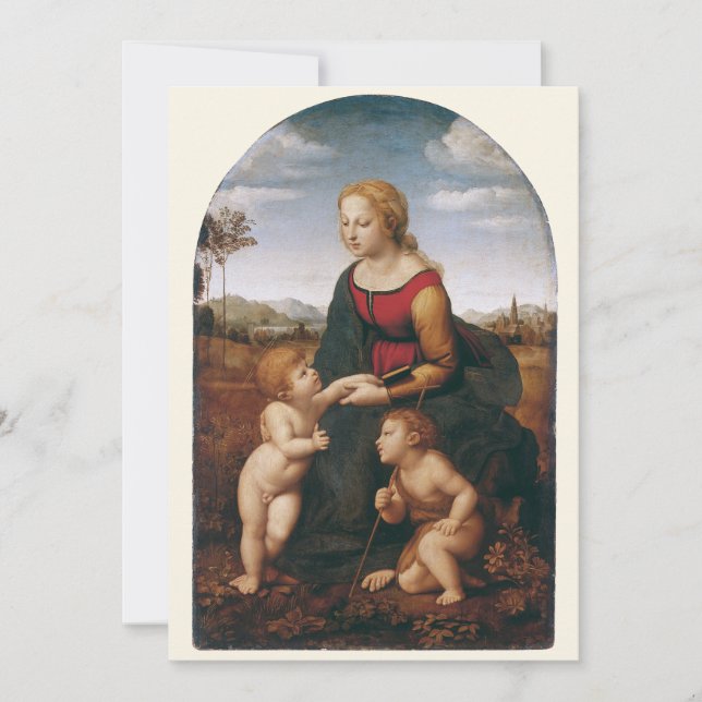 La Belle Jardinière by Rapahel Invitation (Front)