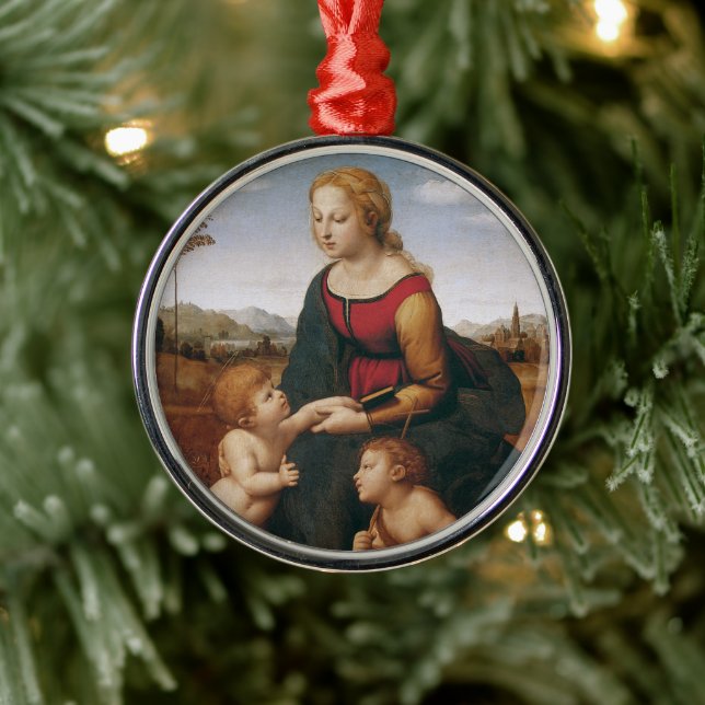 La Belle Jardinière by Rapahel Metal Ornament (Tree)