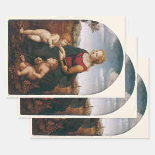 La Belle Jardinière by Rapahel Wrapping Paper Sheet