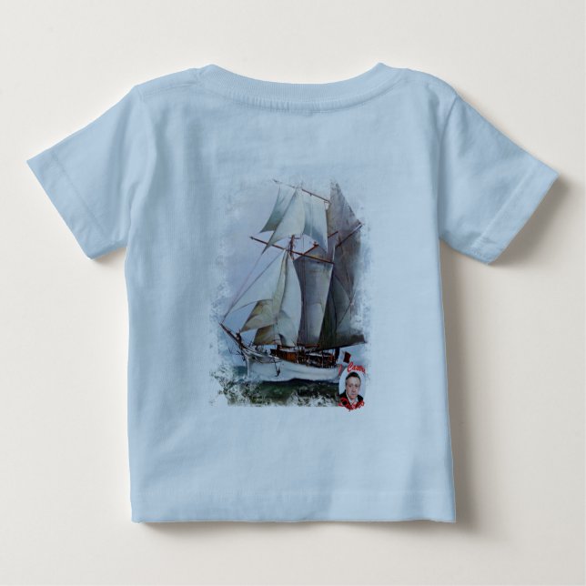 La Belle Poule Baby T-Shirt (Back)