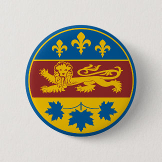 La Belle Province 6 Cm Round Badge