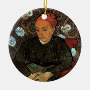 La Berceuse (Augustine Roulin) by Vincent van Gogh Ceramic Ornament