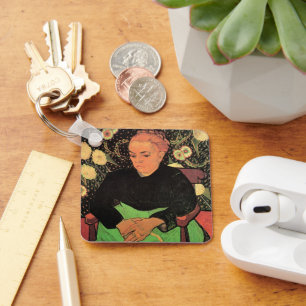 La Berceuse (Augustine Roulin) by Vincent van Gogh Key Ring