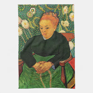 La Berceuse (Augustine Roulin) by Vincent van Gogh Tea Towel