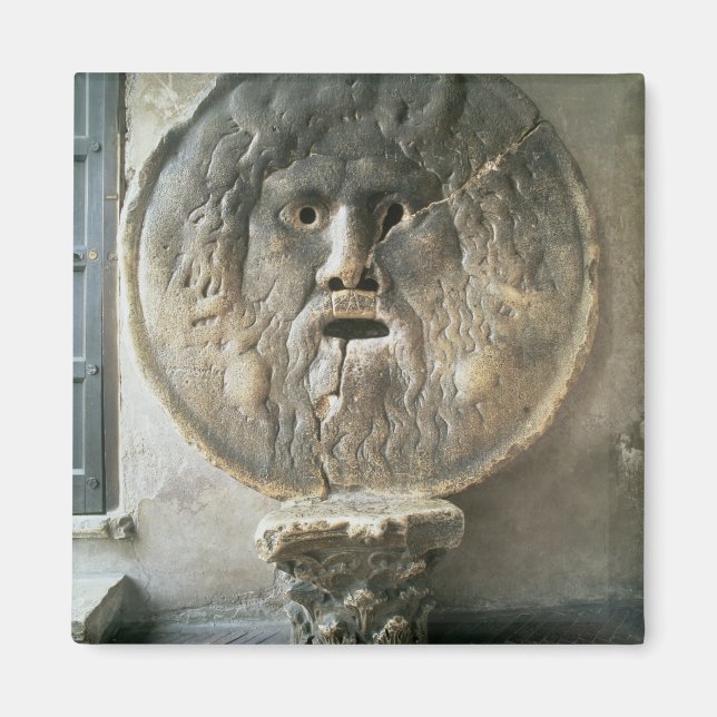 La Bocca di Verita (The Mouth of Truth) (photo) Magnet (Front)