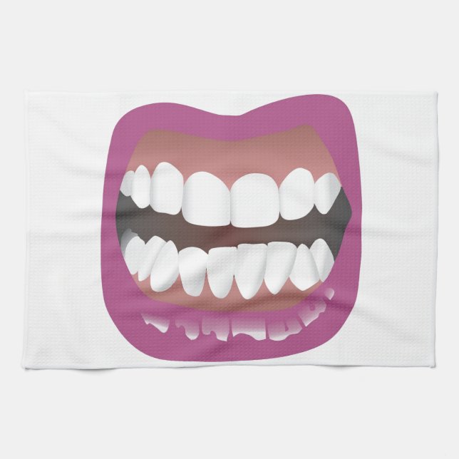 La Bouche Tea Towel (Horizontal)