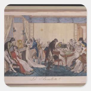 La Bouillotte, 1798 Square Sticker