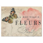 La Boutique Butterfly Decoupage Sheet