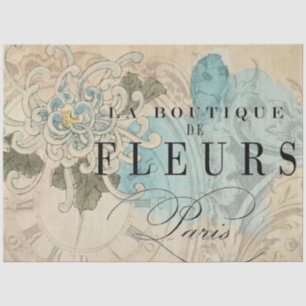 La Boutique Floral Decoupage Sheet