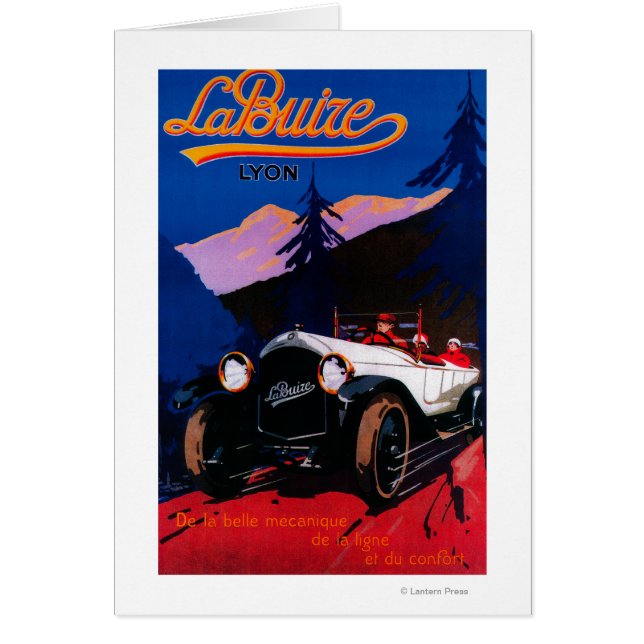La Buize Lyon Vintage PosterEurope (Front)