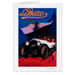 La Buize Lyon Vintage PosterEurope