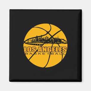 La Bysketbyll Lover Gift - Los Angeles Bysketbyll Magnet