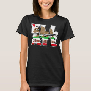 La Ca Ell Aye California Flag T-Shirt