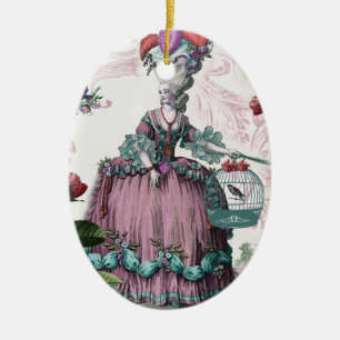 la cage aux oiseaux (The Bird cage) Ceramic Ornament