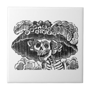 La Calavera Catrina Ceramic Tile