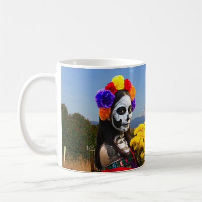 La Calavera Catrina Coffee Mug (Left)
