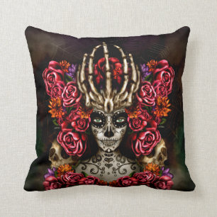 La Calavera Catrina Cushion