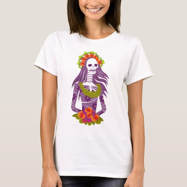 La Calavera Catrina/Dapper Skeleton/'Elegant Skull T-Shirt (Front)