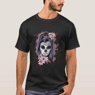 La Calavera Catrina Halloween Candy Sugar Skull Gi T-Shirt