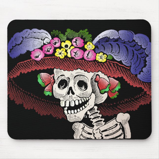 La Calavera Catrina [mousepad] Mouse Pad (Front)