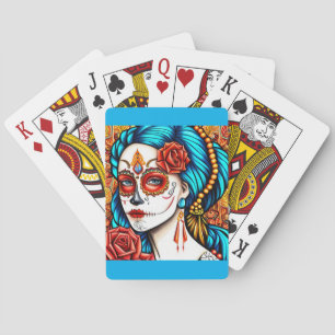 La Calavera Catrina Playing Cards