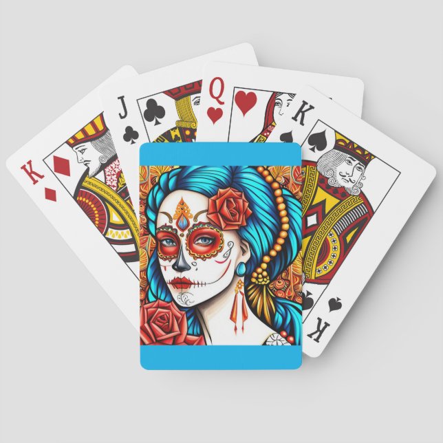 La Calavera Catrina Playing Cards (Back)