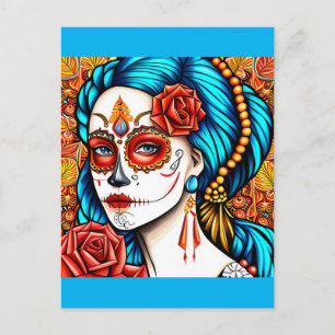 La Calavera Catrina Postcard