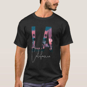 La California Los Angeles Palm Trees Venice Beach  T-Shirt