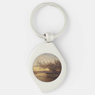 La Camargue, Coucher De Soleil – Félix Ziem Key Ring