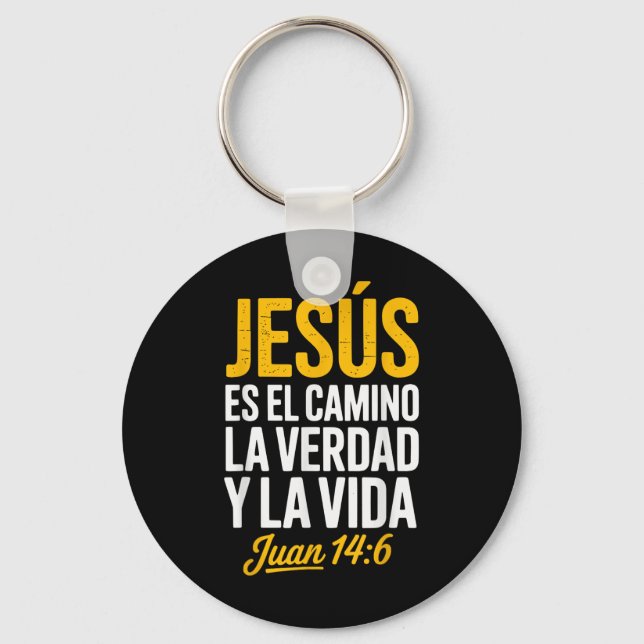 La Camisa De Jesus En Espanol Christian Spanish  Key Ring (Front)