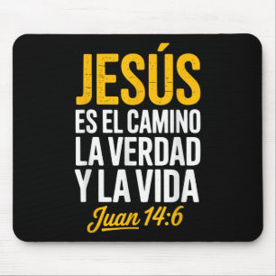 La Camisa De Jesus En Espanol Christian Spanish Mouse Pad