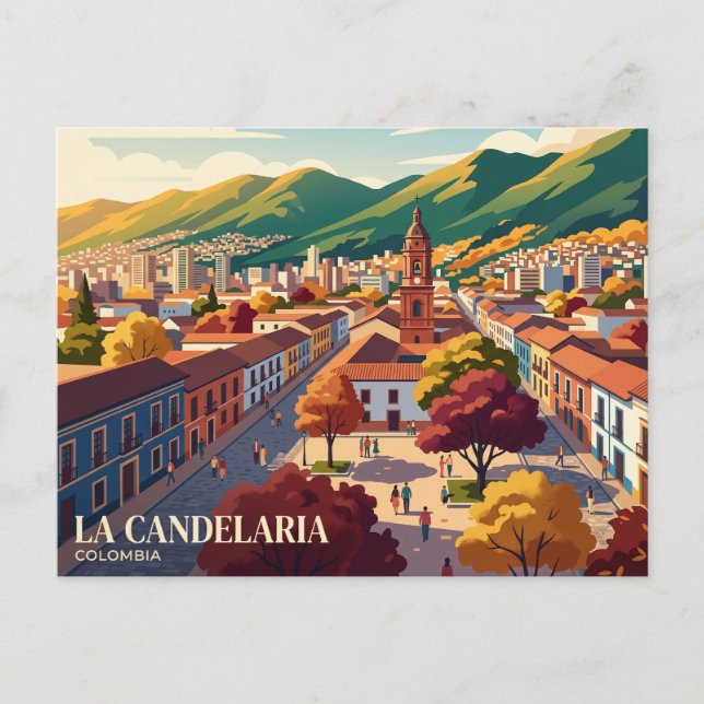 La Candelaria Colombia Postcard (Front)