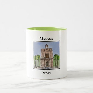 La Capilla del Puerto de Malaga Two-Tone Coffee Mug