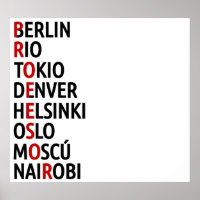 La Casa de Papel Names of Cities