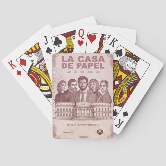 (La Casa De Papel)Playing Cards (Back)
