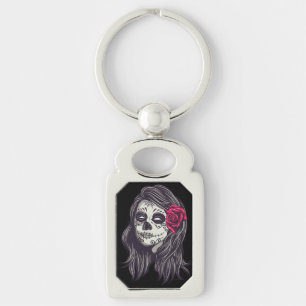 La Catrina - Dia De Los Muertos Key Ring