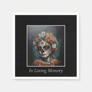 La Catrina Eternal Spirit Dia de los Muertos Napkin