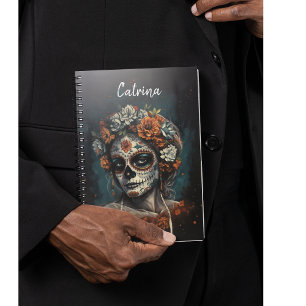 La Catrina Eternal Spirit Dia de los Muertos Notebook