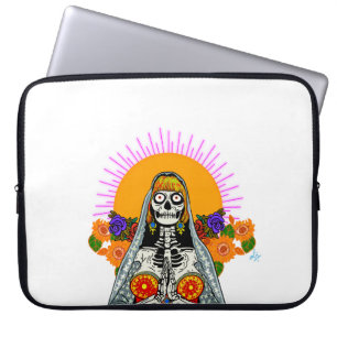 La Catrina in a Modern, Colourful Style Laptop Sleeve