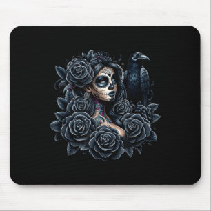 La Catrina Mysterious Beauty Of The Dia De Los Mouse Pad