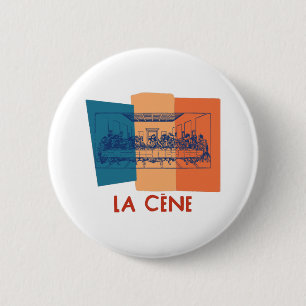 La Cène - The Last Supper  6 Cm Round Badge