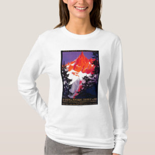 La Chaine De Mont-Blanc Vintage PosterEurope T-Shirt