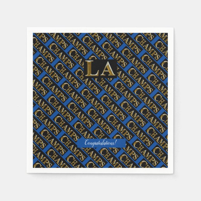 LA CHAMPS  NAPKIN (Front)